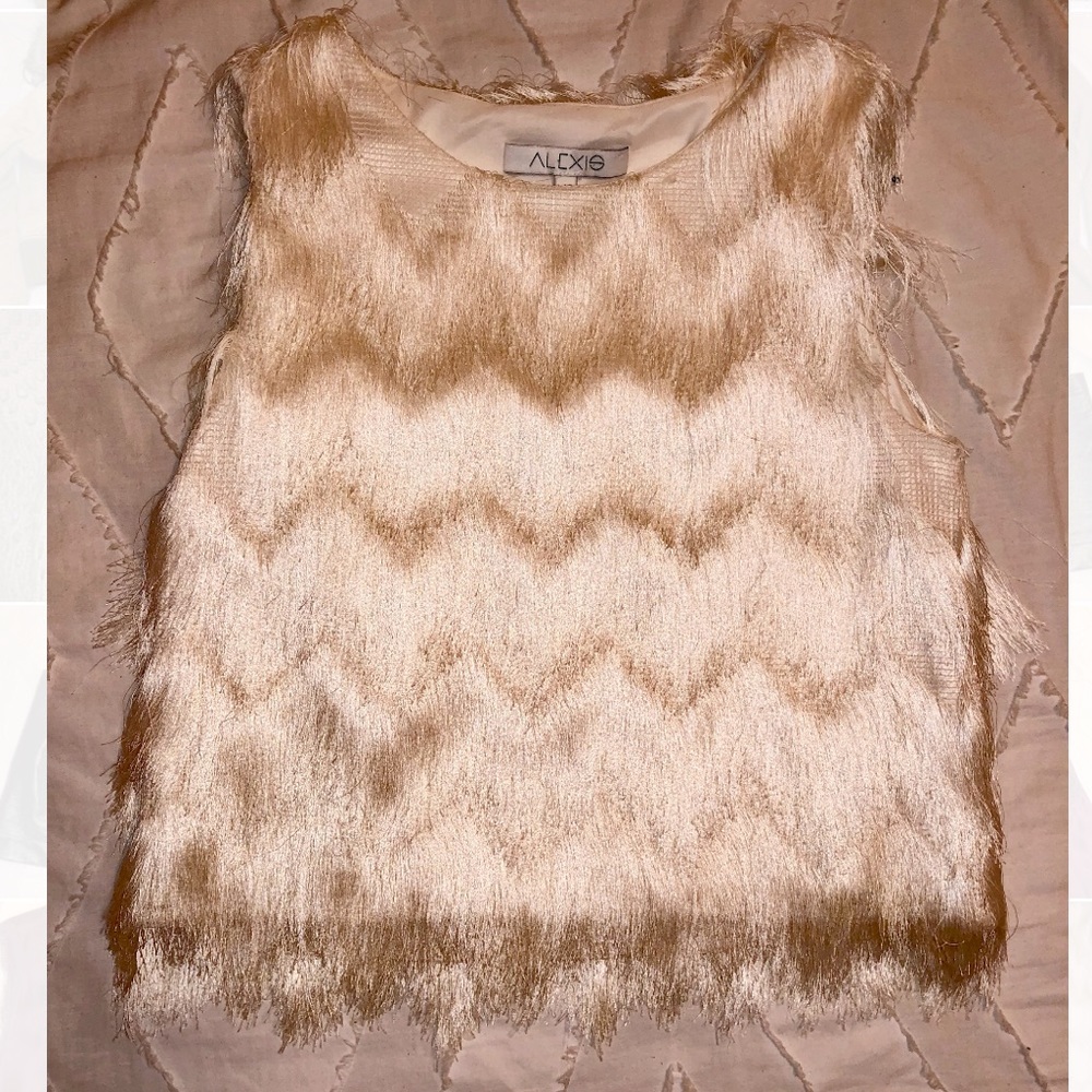 NWOTS Alexis White Flapper Top